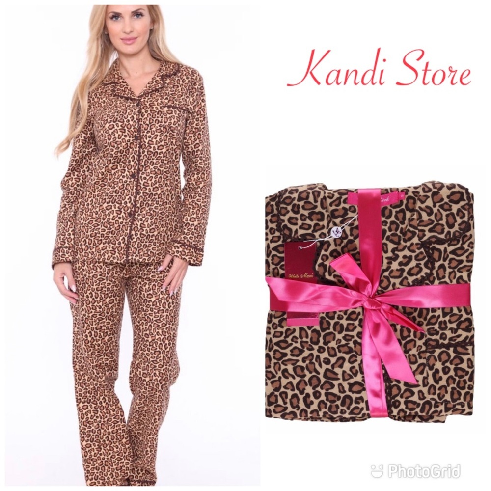Cheetah Pre-Gift Wrapped 3-Piece PJs